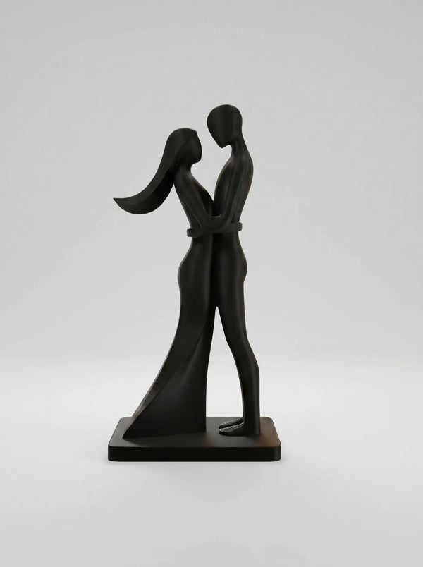 Romantic Embracing Sculptural Statue
