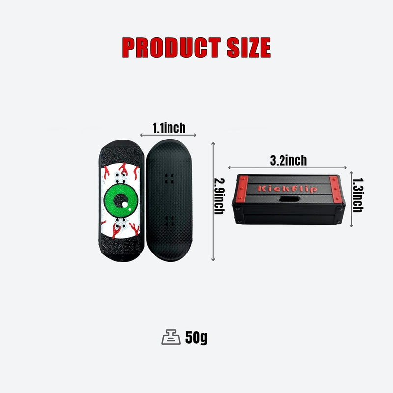 RareDude Snaps | Monster Eye Magnetic Fingerboard Fidget Slider