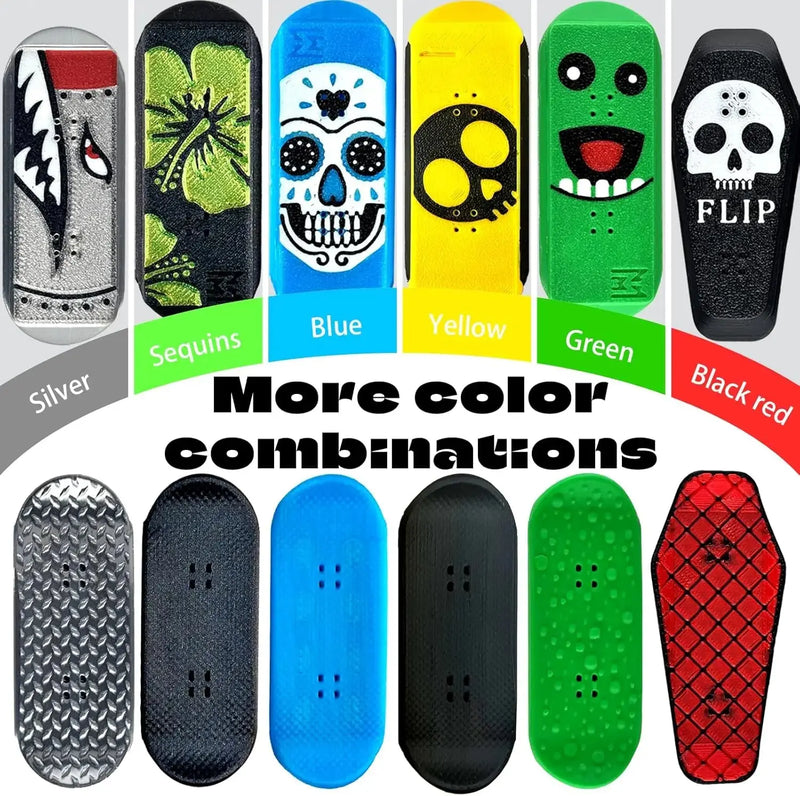 RareDude® Snaps | Neon Phantom Magnetic Fingerboard Fidget Slider