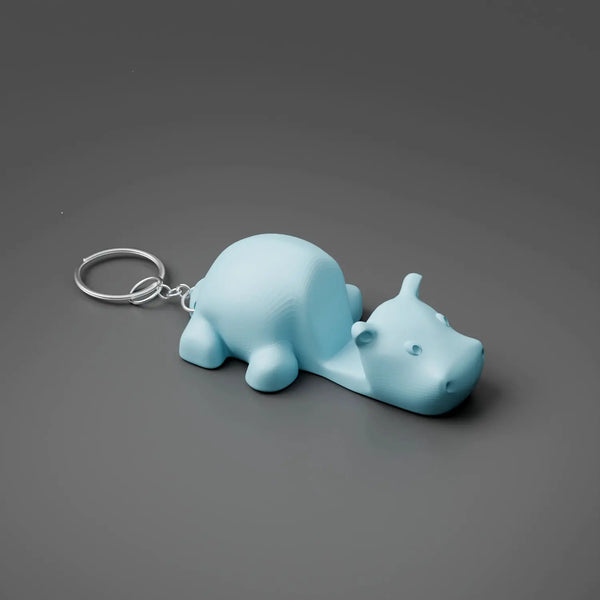 RareDude® Hippo Articulated Keychain