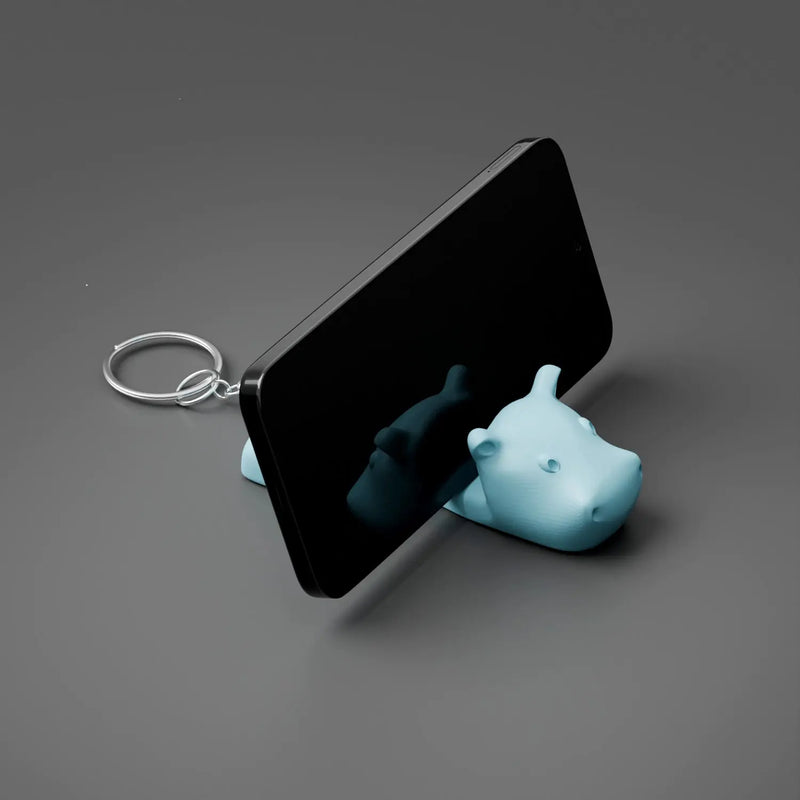RareDude® Hippo Articulated Keychain