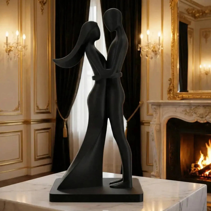 RareDude® Romantic Embracing Sculptural Statue