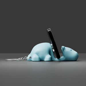 RareDude® Hippo Articulated Keychain
