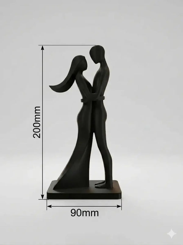 RareDude® Romantic Embracing Sculptural Statue