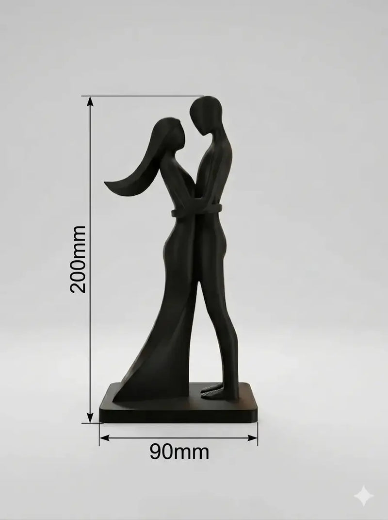 RareDude® Romantic Embracing Sculptural Statue