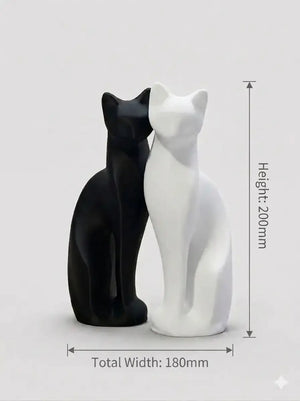 RareDude® Nirvana | Cat Yoke Sculptural Statue Art