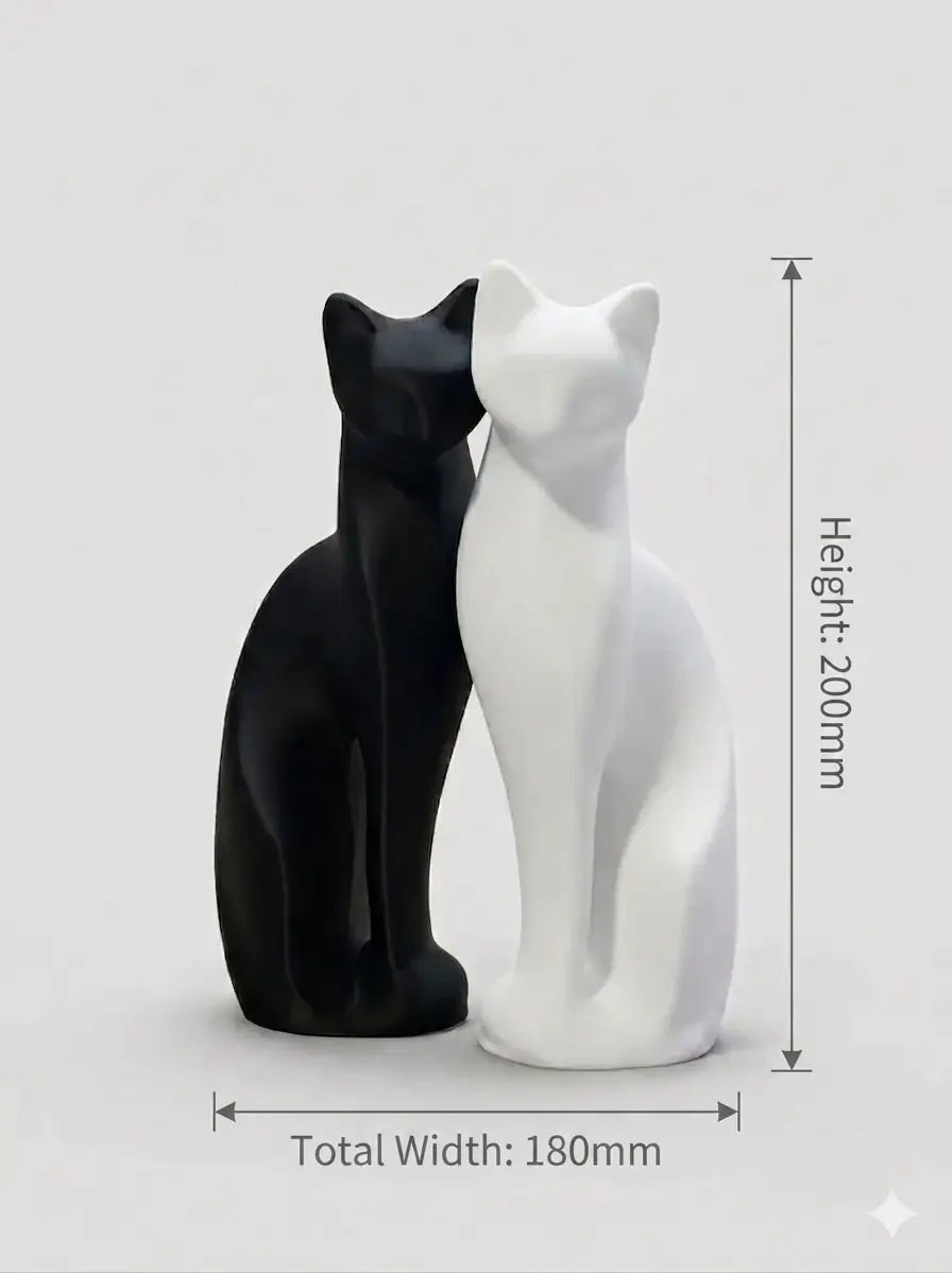 Nirvana | Cat Yoke Sculptural Statue Art