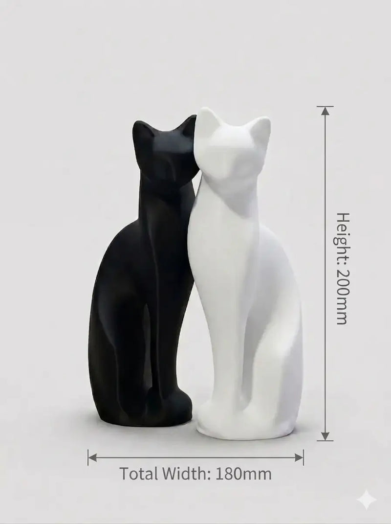 Nirvana | Cat Yoke Sculptural Statue Art