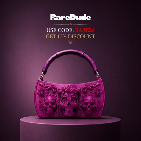 Floral Embossed Ombre Reticule